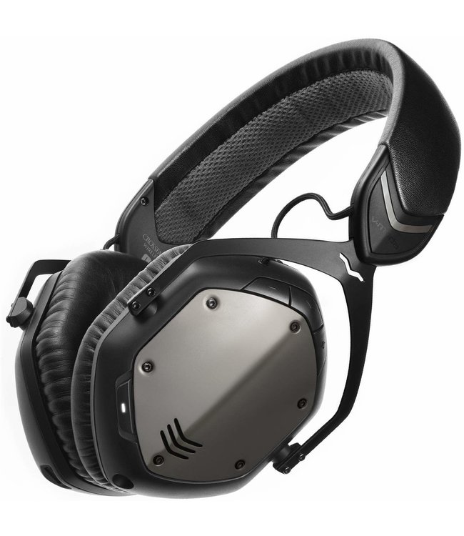 V-MODA Crossfade Wireless Headphones Gunmetal black XFBT-GM