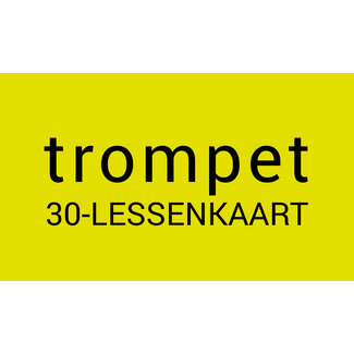 Busscherdrums Trompet FLEX-30Lessenkaart 30 minuten individuele lessen kids & jongeren 903trp