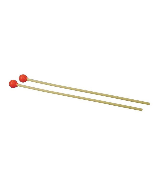 Hayman Mallet red hard rubber p. paar 300 x 6 mm, 20 mm bol