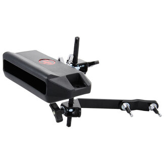 LP Latin Percussion LP1208-K Stealth jam block black with mounting bracket