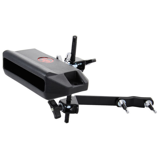 LP Latin Percussion LP1208-K Stealth jam block black with mounting bracket