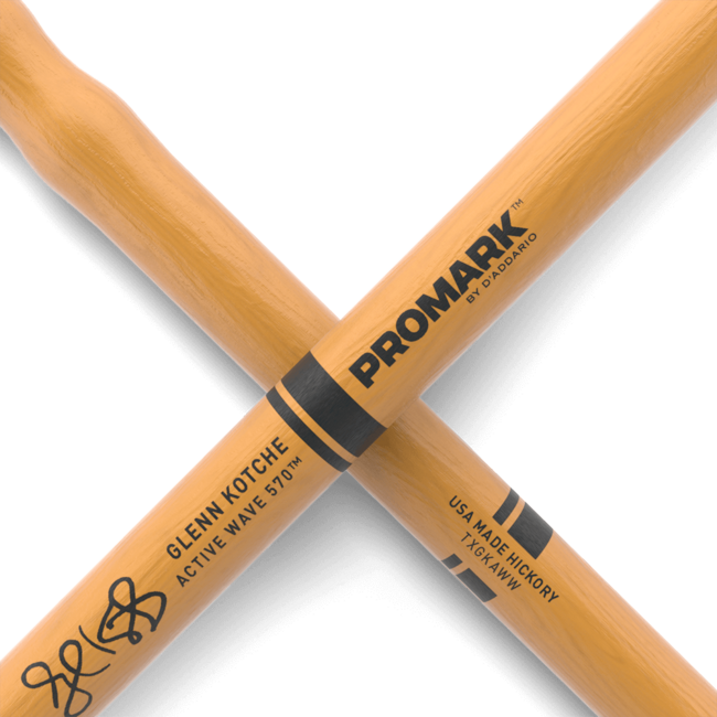 PROMARK TXGKAWW drumsticks active wave Glenn Kotche