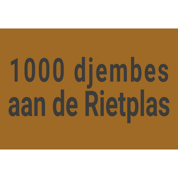 1000 djembes aan de Rietplas 2003