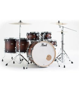 Pearl DMP926S/C260 Decade maple satin brown burst drumstel 6dlg