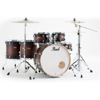 Pearl DMP926S/C260 Decade maple satin brown burst drumstel 6dlg