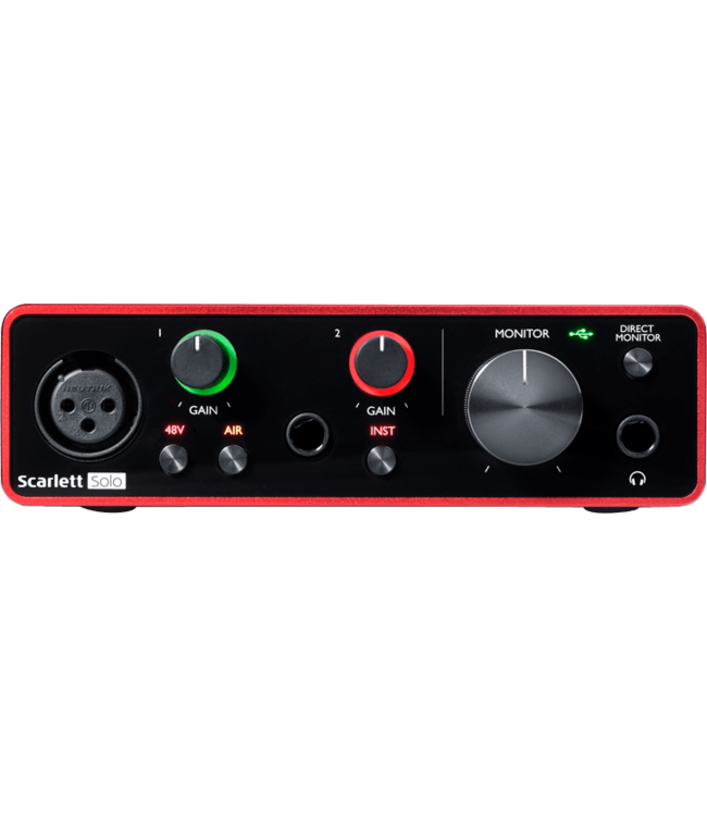 Focusrite Scarlett Scarlett Solo 4th gen audio interface