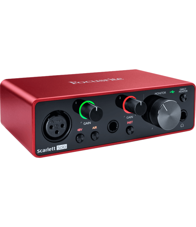Focusrite Scarlett Solo 4th gen audio interface