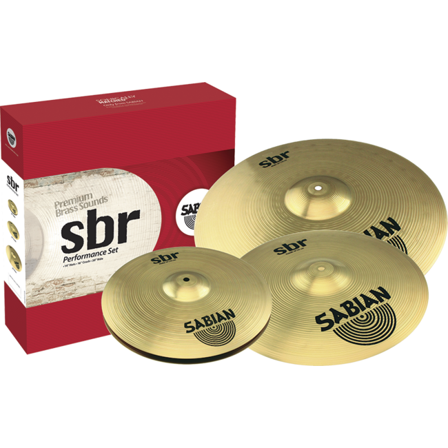 Pearl XX725BR/C31 Export drumstel Jet Black + Sabian SBR Bekkenset