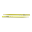 Zildjian 5AACDGY Drumsticks, Hickory Wood Tip 5A Acorn, neon yellow