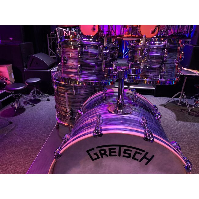Gretsch Renown maple Silver Oyster Pearl shellkit 10-12-16FT-22K