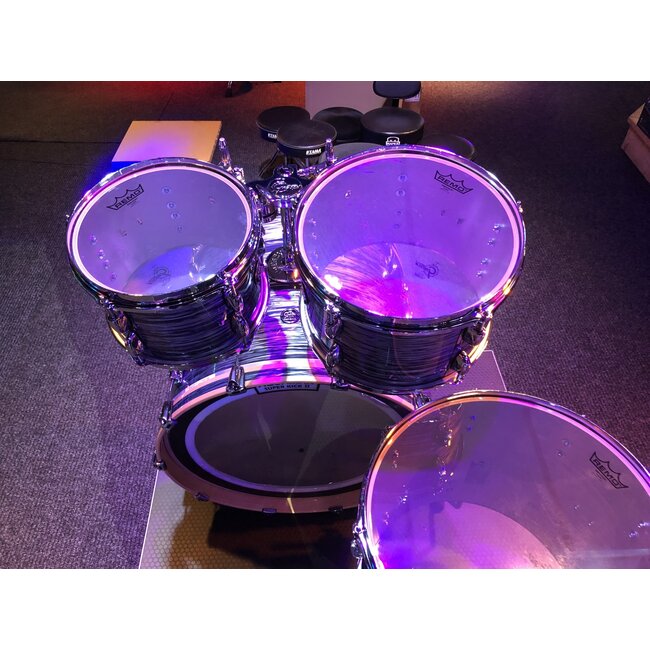 Gretsch Renown maple Silver Oyster Pearl shellkit 10-12-16FT-22K