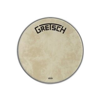 Gretsch bassdrum 22 inch Fiberskyn resonantie vel Gretsch Logo Broadkaster