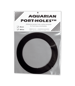 Aquarian PHBK Port-Hole 5", voor Bassdrum, black, resonant side