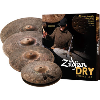 Zildjian Cymbal set, K Custom, Special Dry Cymbal Pack, 14H 16Cr 18Cr 21R ZIKCSP4681
