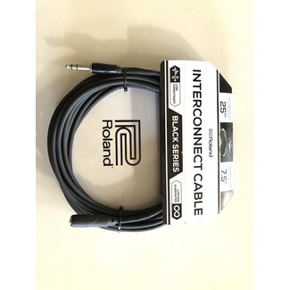 Roland RHC-25-1414  1/4"TRS 6.5mm koptelefoon verlengkabel 7.5m