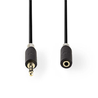 Konig koptelefoon verlengkabel mini stereo 5 meter 3.5mmM - 3.5mm female