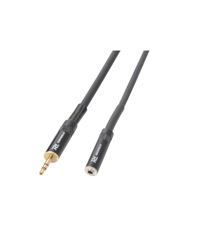 PD Power Dynamics koptelefoon verlengkabel 3.5mm stereo Male - 3.5mm stereo Female 1.5m