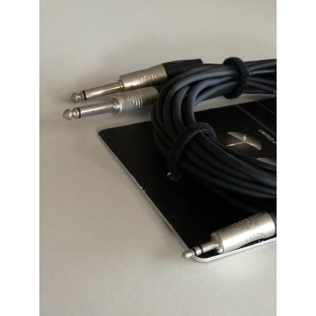 Stagg NYC3/MPS2PR Y kabel 2x Jack - mstJack 3.5mm