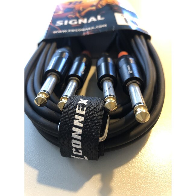PD Connex PD Connex Cable 2x 6.3Mono - 2x 6.3 mono 5.0m 176 980