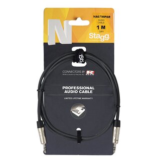 Stagg NAC3MPSR kabel mini stereo  1x mst-J 3.5mm  male- 1x mst-J 3.5mm male