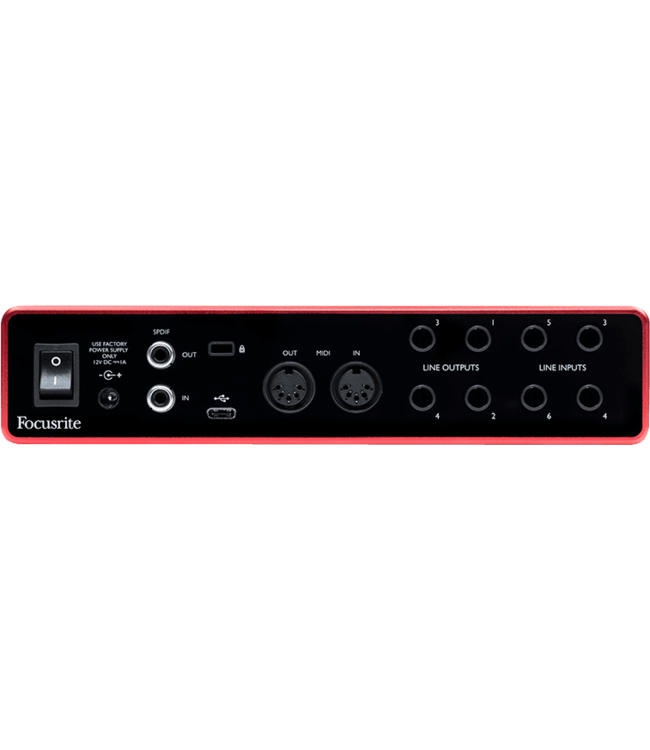 Focusrite SCARLETT3-8I6 Scarlett G3 - 8 in/6 out USB-C