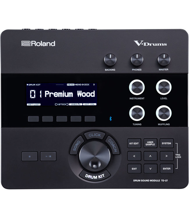 Roland TD-27 drum module + Busscherdrums Xtra kits & Samples Winkeldemo