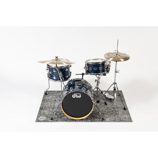 DRUMnBase Persian Stage Mat Grey 130 x 90cm