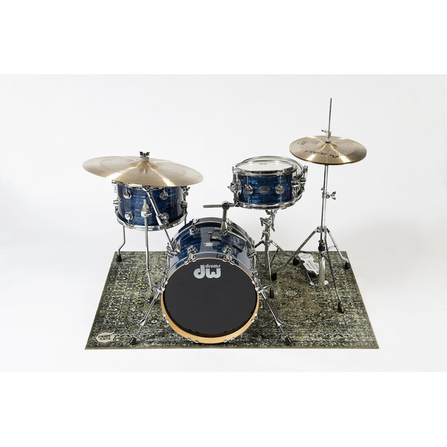 DRUMnBase Persian Stage drummat 130 x 90cm Vintage Green