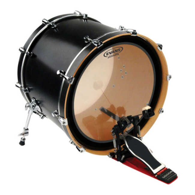 Evans BD24EMAD2 Emad2 Clear Bass Drum head 24 "