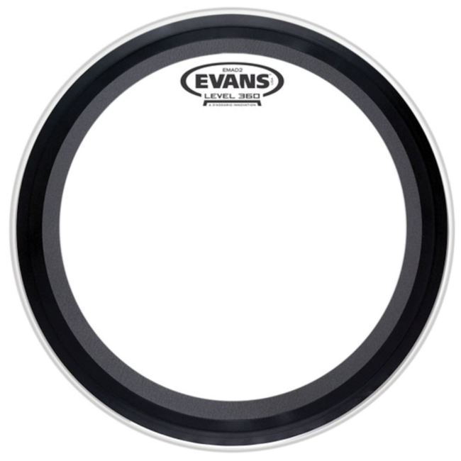 Evans BD24EMAD2 Emad2 Clear Bass Drumhead 24 "