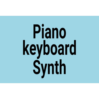 Piano, Keyboard, Synth