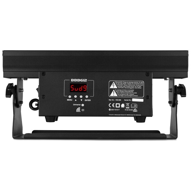 BeamZ BBB612 Uplight Led Bar accu battery 6x 12W 6 in 1 RGBAW-UV