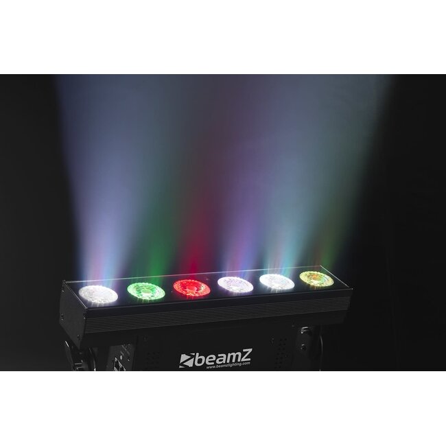 BeamZ BBB612 Uplight Led Bar battery battery 6x 12W 6 in 1 RGBAW-UV