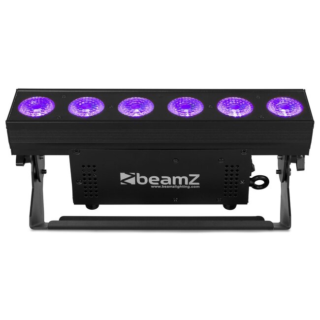 BeamZ BBB612 Uplight Led Bar accu battery 6x 12W 6 in 1 RGBAW-UV