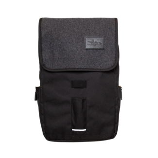Zildjian Gray Flap Black Laptop Backpack T9001