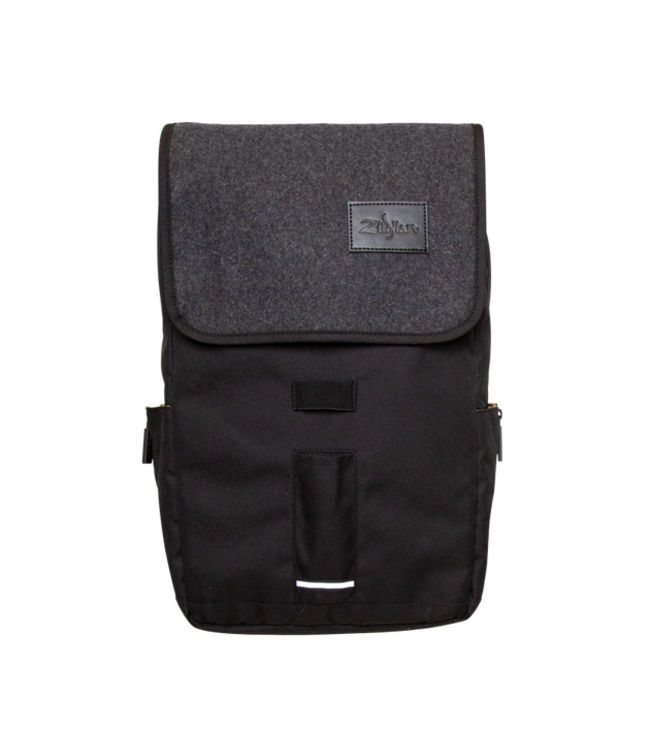 Zildjian Grey Flap Black Laptop Backpack T9001