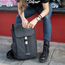Zildjian Gray Flap Black Laptop Backpack T9001