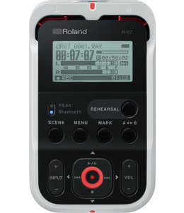 Roland R-07 WH portable recorder player White