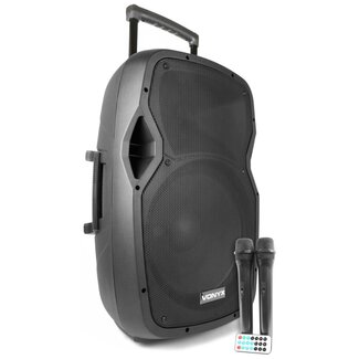 VONYX AP1500PA Mobiele Accu Speaker 15" Bluetooth/UHF/Mp3 170.337