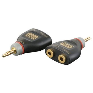 DAP XGA15 - verloop, adapter  Mini stereo Jack Male > 2 X Mini stereo jack female