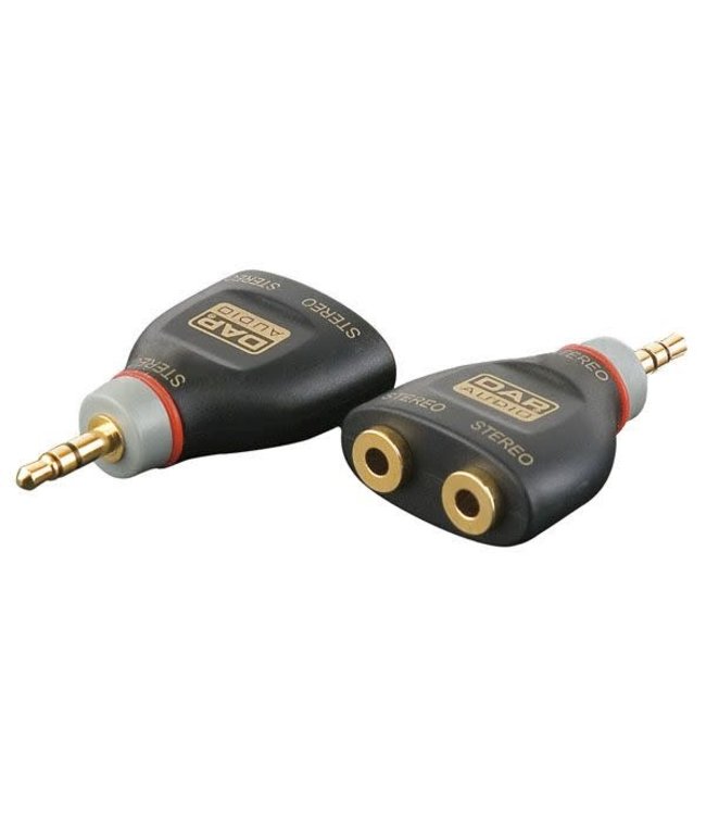 DAP XGA15 - verloop, adapter  Mini stereo Jack Male > 2 X Mini stereo jack female