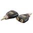 DAP XGA15 - verloop, adapter  Mini stereo Jack Male > 2 X Mini stereo jack female