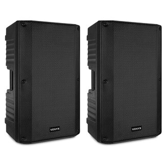 VONYX VSA150S ACTIVE STEREO SPEAKER SET 15" with bluetooth