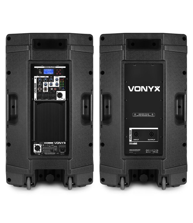 VONYX VSA150S ACTIVE STEREO SPEAKER SET 15" mit bluetooth