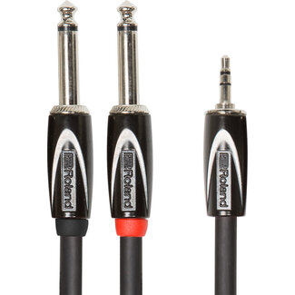 Roland RCC-10-3528V2 Mini Jack Stereo To 2 x Jack Mono Cable -3 m