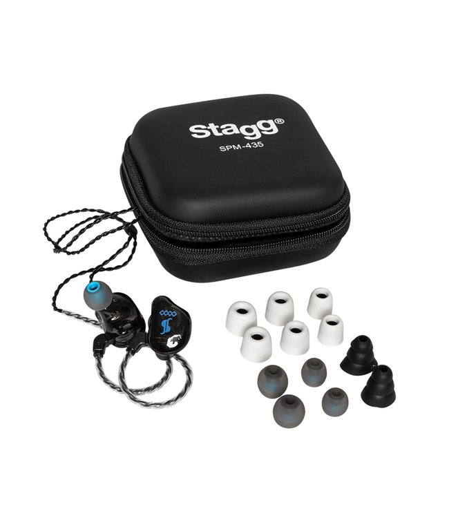 Stagg SPM-435 BK 4-Driver In-ear monitors Black inear