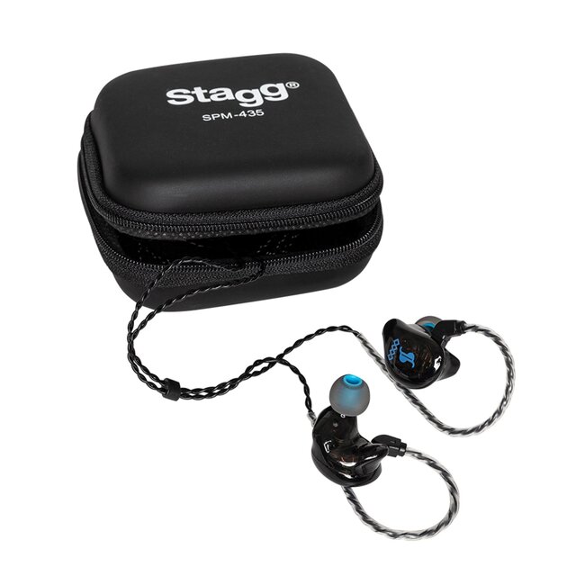 Stagg SPM-435 TR 4-Driver In-ear monitors Transparant inear