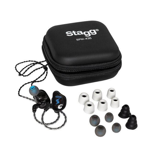 Stagg SPM-435 TR 4-Driver In-ear monitors Black inear