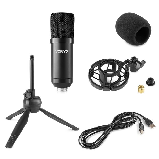 VONYX CM300B USB Studio microfoon black