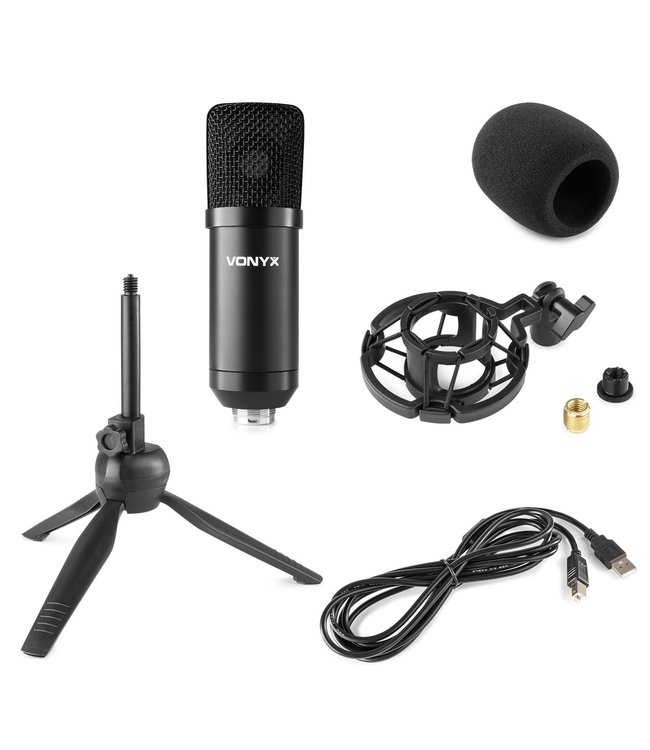 VONYX CM300B USB Studio microfoon black